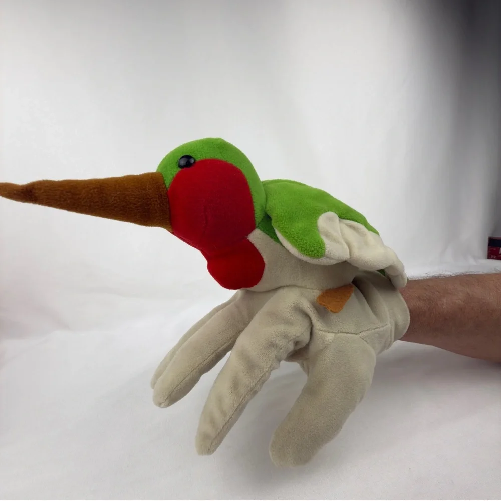 Hand Puppets Lot of 6 Animal Plush Kids Classroom Storytelling Set
